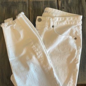White Loft Skinny Jeans
